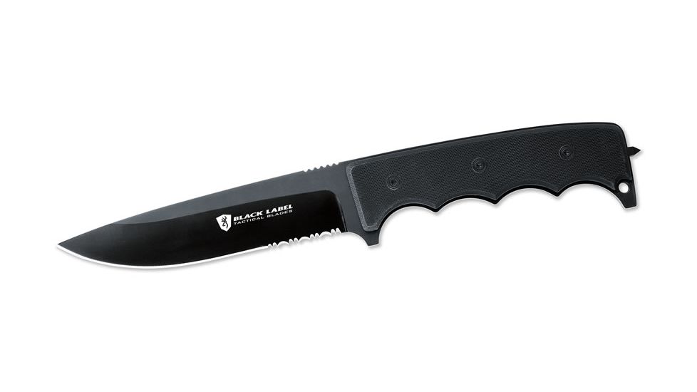 Browning 116BL Black Label Stone Cold Spear G-10 Knife w/ Tactical Fixed Blade 320116BL