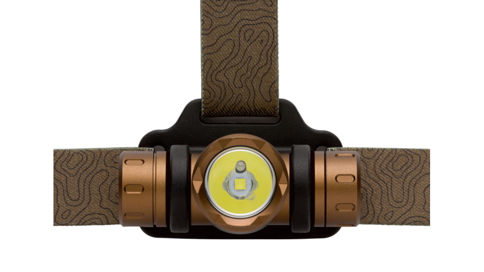 Browning Blackout Elite LED Headlamp, Lithium-Ion, Green/White, 860 Lumen, Burnt Bronze, 3713345