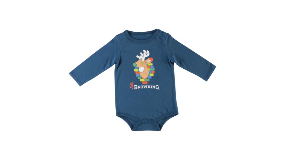 Browning Boys Baby Skipper II Bodysuit, Majolica Blue, 12 Months A000008240205