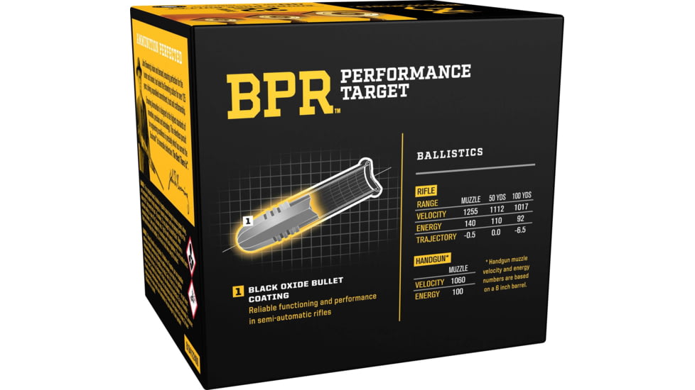 Browning BPR .22 Long Rifle 40 grain Lead Round Nose Brass Cased Rimfire Ammo, 400 Rounds, B194122400