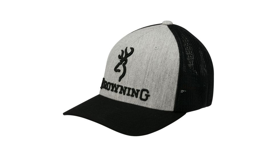 Browning Branded Cap, Heather, Large / Extra Large, 308375694