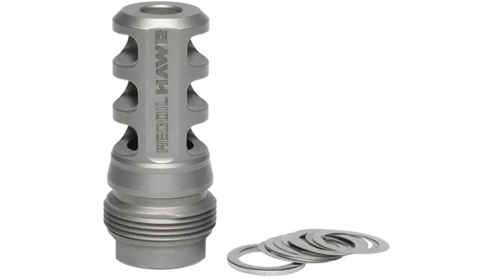 Browning Xeno Recoil Hawg Muzzle Brake, .30 Caliber, M13x1.25, Matte, Steel, 001293094