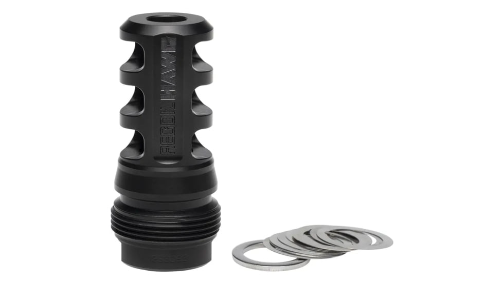Browning Xeno Recoil Hawg Muzzle Brake, .30 Caliber, M13x1.25, Matte, Black, 001293095