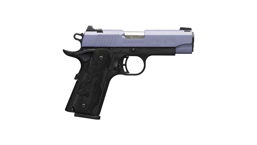 Browning 1911-380 Black Label Semi Auto Pistol, 380 Auto, 3.58 in Barrel