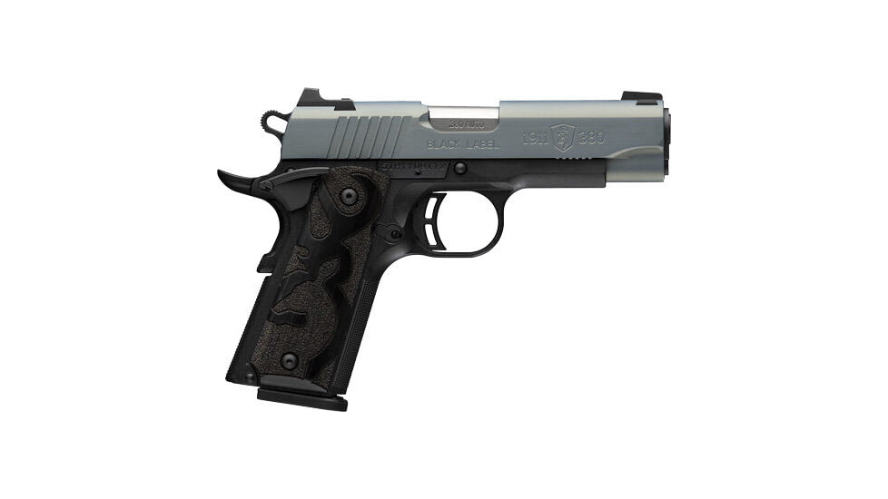 Browning 1911-380 Black Label Semi Auto Pistol, 380 Auto, 3.58 in Barrel