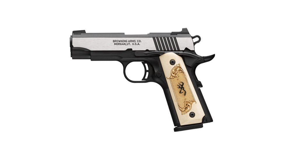 Browning 1911-380 Black Label Semi Auto Pistol, 380 Auto, 3.58 in Barrel