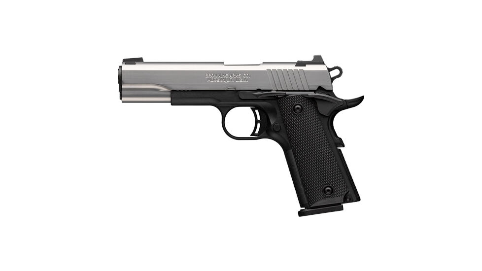 Browning 1911-380 Stainless Semi Auto Pistol, 380 Auto, 4.25 in Barrel