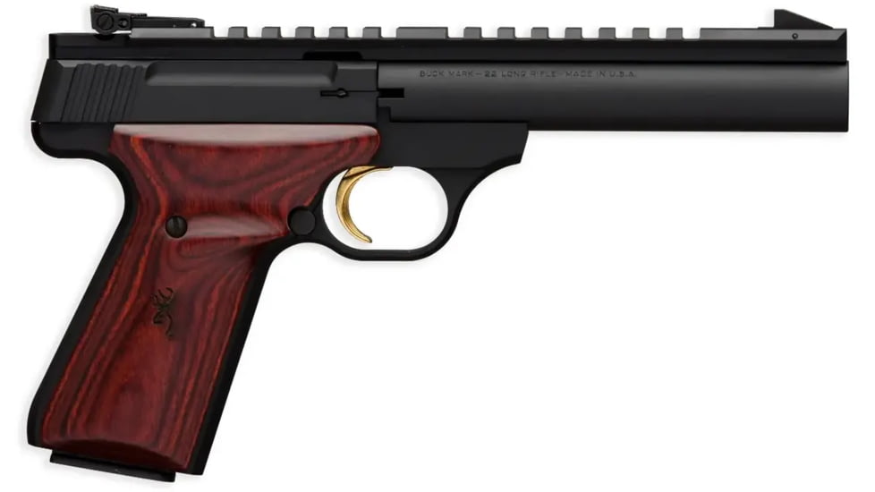 Browning Buck Mark Field/Target Semi Auto Pistol, 22 Long Rifle, 5.5 in Barrel