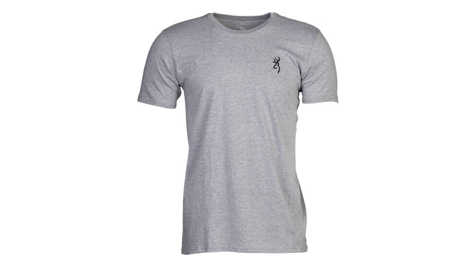 Browning Hunt Tough Short Sleeve T-Shirt - Men's, Heather Gray, Extra Large, 5010156904