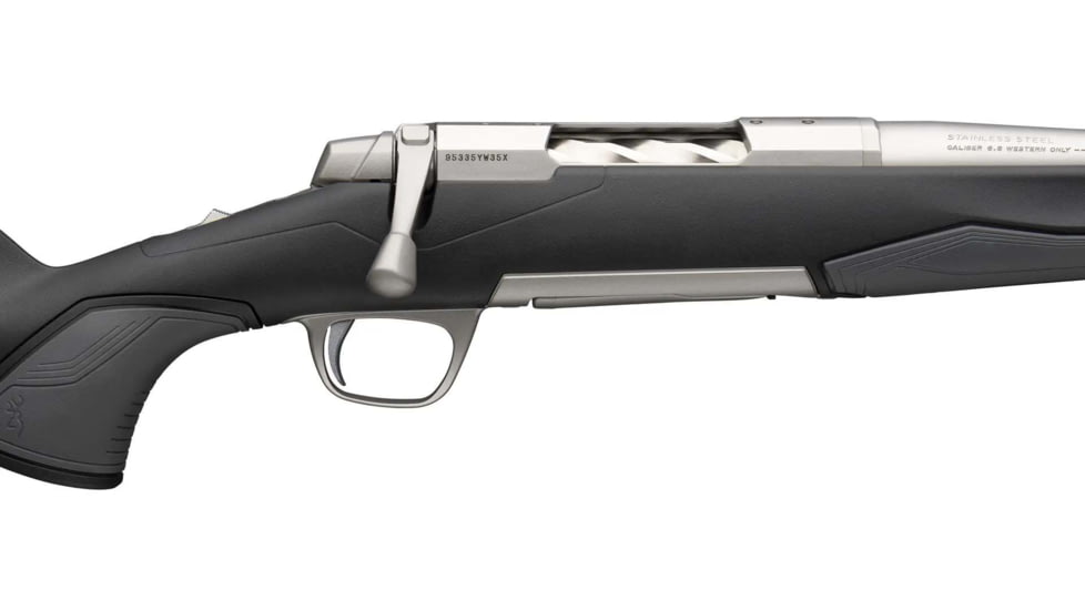 Browning X-Bolt 2 Hunter Bolt Action Rifle, 6.8 Western, 24in Sporter Contour Barrel, 1-7.5, Synthetic Black Stock, Stainless, 036008299-FRRMPG