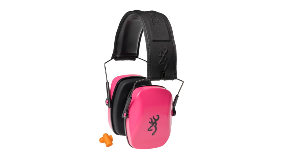 Browning Buckmark Iii Hearing Protector Fldbl Nrr 27db Pink