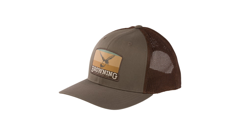 Browning River Pines 110 Mesh Back Silicone Patch Cap - Men's, Brown, 308595981