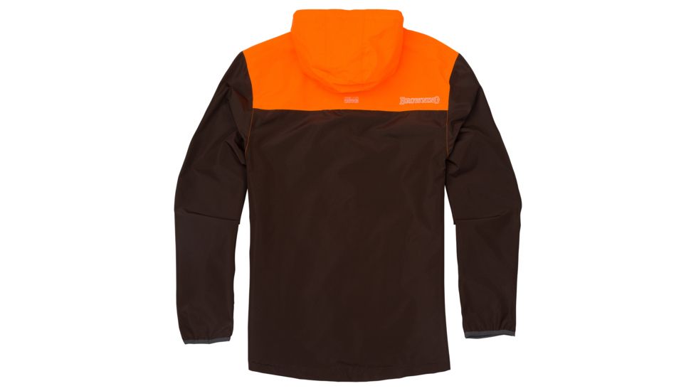 Browning CFS Rain Jacket - Mens, Blaze/Chocolate, Large, 3048887203