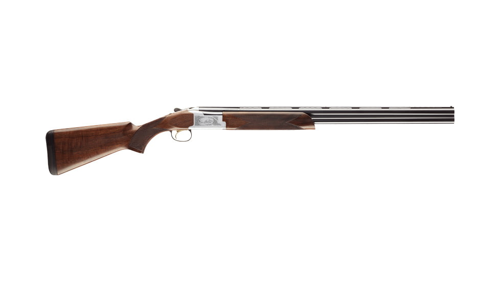 Browning Citori 725 Feather 3in Field Over/Under Shotgun, 20 Gauge, 28in BBL, Walnut Stock, Ivory Bead Front Sight, Blued Bi-Tone, 182096004