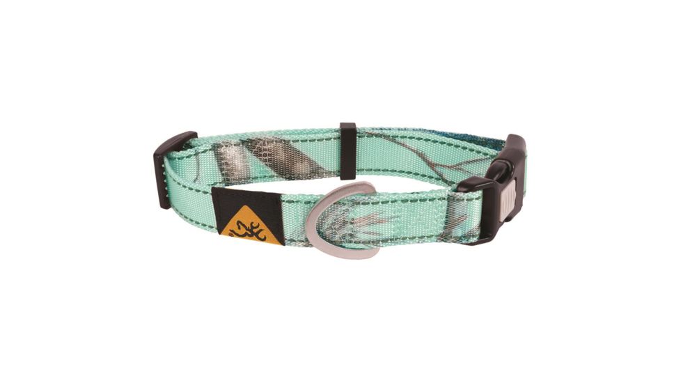 Browning Collar, Classic Webbing, Medium, 1in X 14-20in, Brn, Rt Xtra Seaglass, Medium, P000004990499
