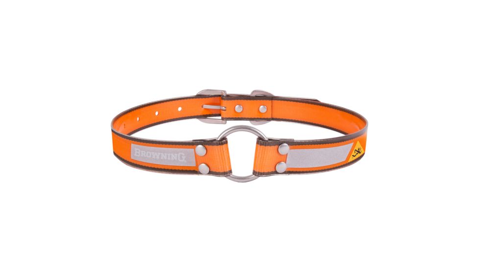 Browning Collar,Perf,1in18-28in, Safety Orange, Large BPT1006