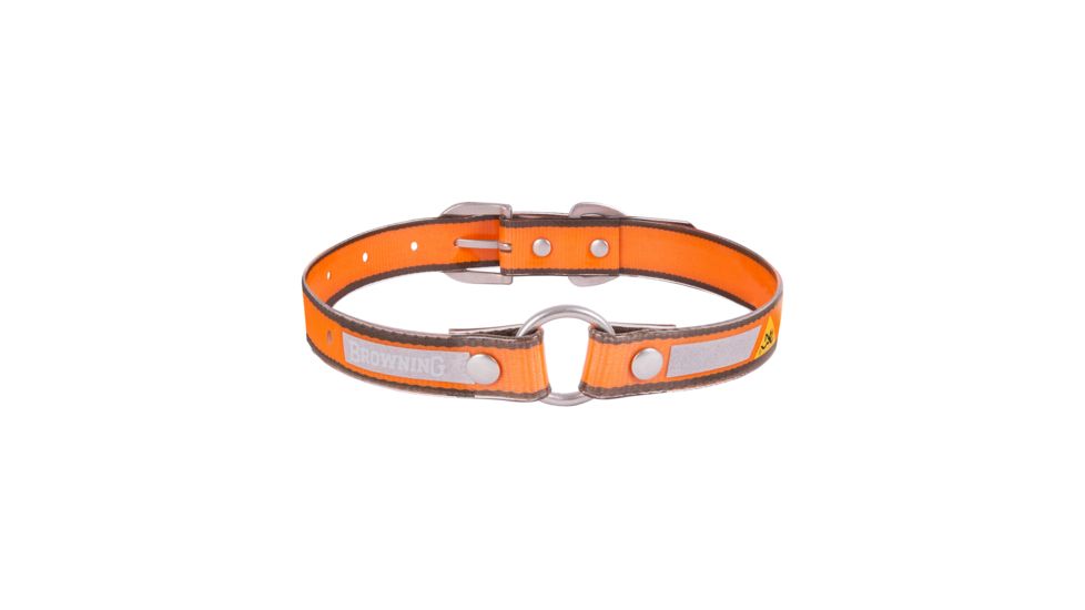 Browning Collar,Perf,5/8in10-16in, Safety Orange, Small BPT1004