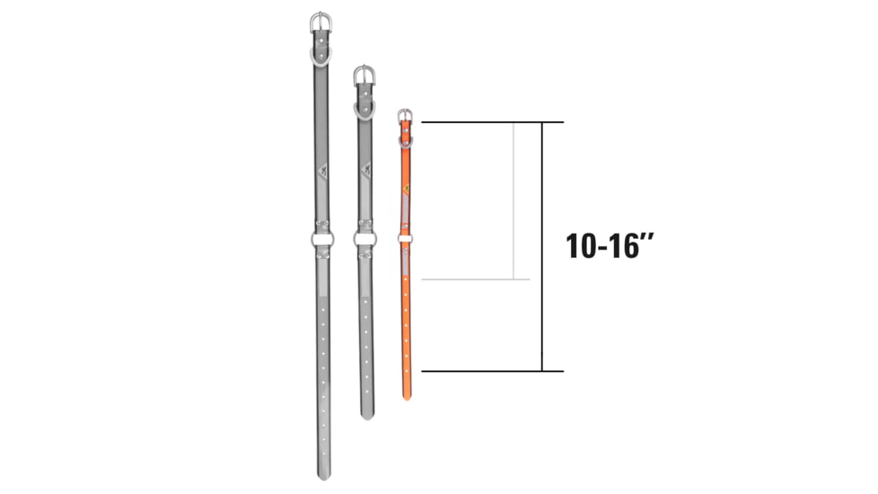 Browning Collar,Perf,5/8in10-16in, Safety Orange, Small BPT1004
