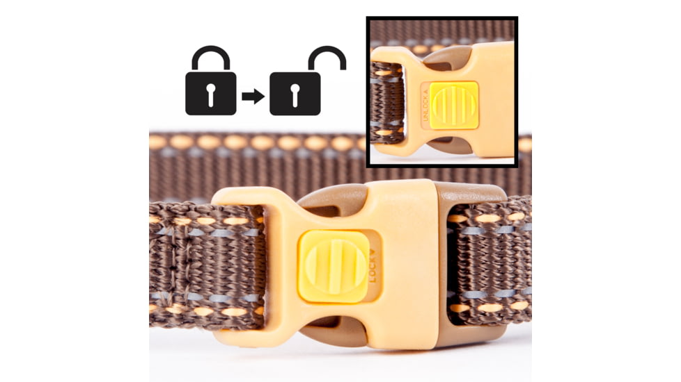 Browning Collar, Webbing, 1in14-20in, One Color, Medium BPT1002