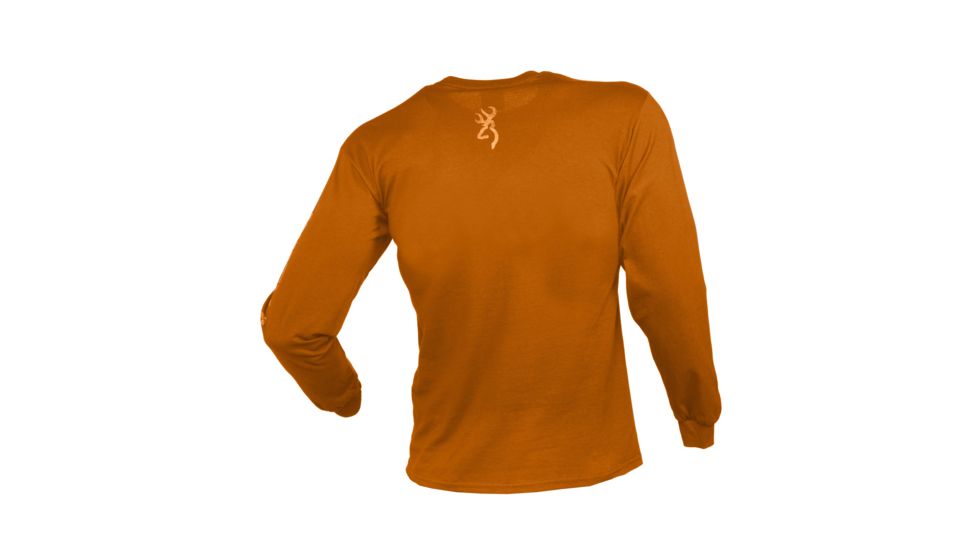 Browning Dirty Bird Long Sleeve Burnt Orange T-Shirt, X-Large 185919