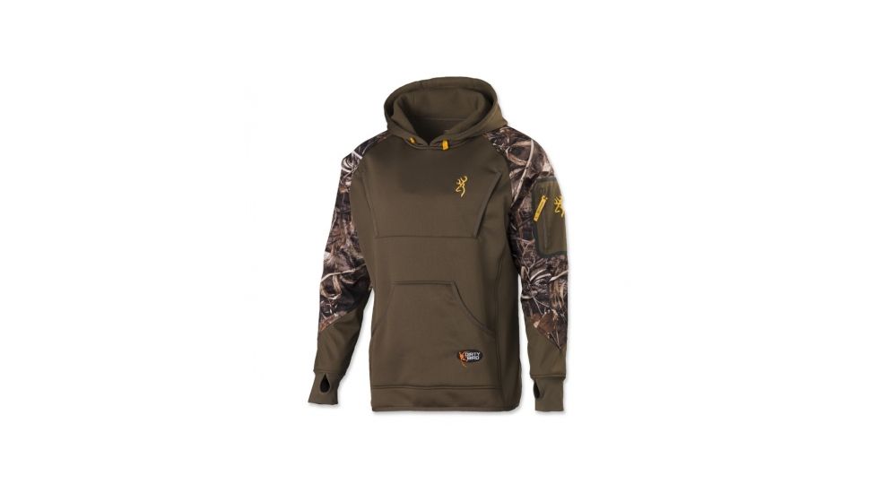 Browning Dirty Bird Smoothbore Fleece Hoodie,Real-Tree Max 5,Medium 3016237602