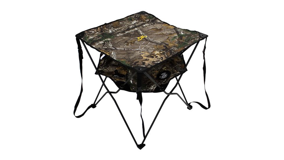 Browning Double Barrel AP Camo Table, Two-Leveled, 27in. X 27in. X 26in. 77319