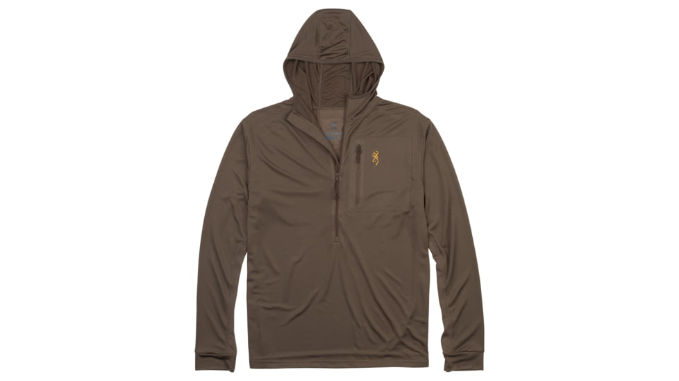 Browning Early Season Hooded Shirt - Mens, Major Brown, Small, 3010829801