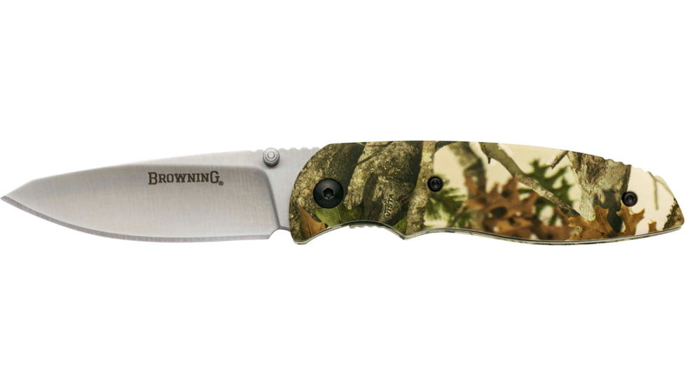 Browning EDC Folder Knife, Tan Camo, 3220253
