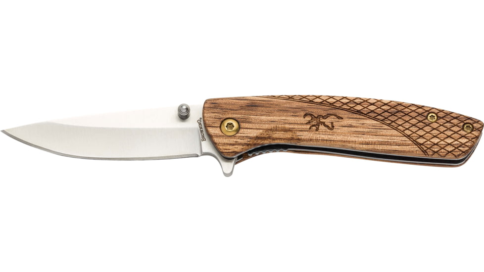Browning Everyday Carry Pursuit Folding Knife, 2.5in, Drop Point, 7Cr Stainless Steel, 3220007