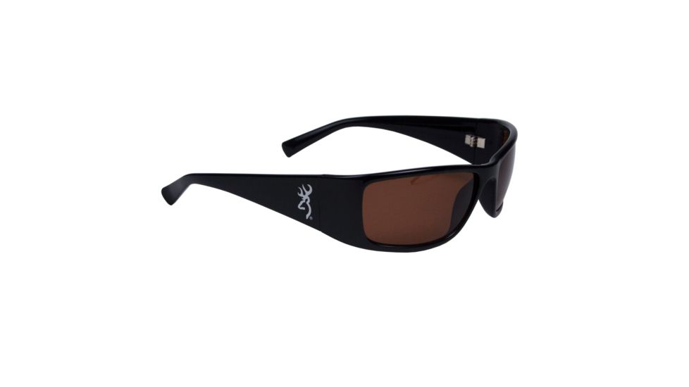 Browning Eyewear Boss Black TR90 Frame Amber CR39 Polarized Lens BRN-BOS-002