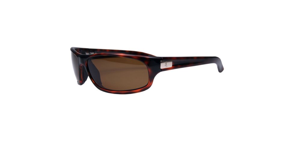 Browning Eyewear Safari Tortoise TR90 Frame Amber CR39 Polarized Lens BRN-SAF-004