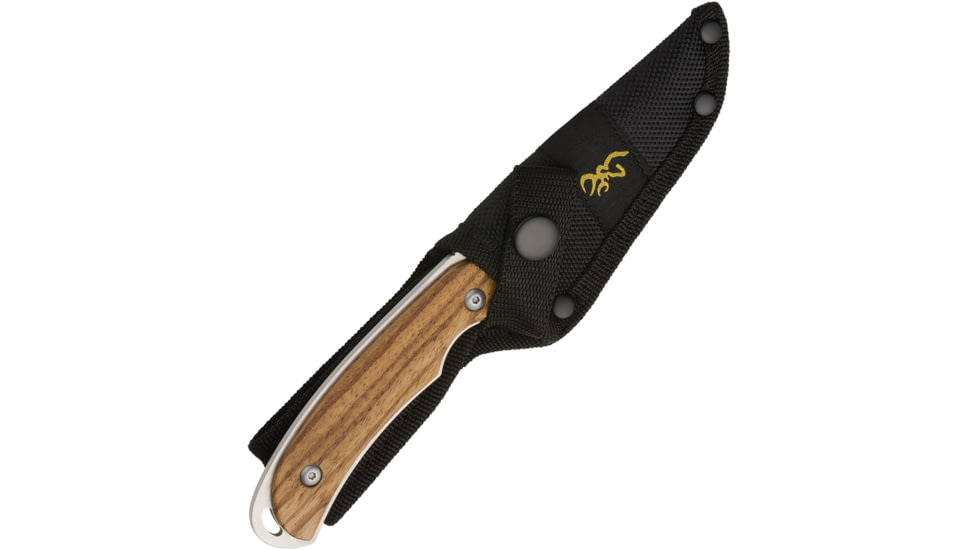 Browning Fixed Blade Zebra Wood BR0490