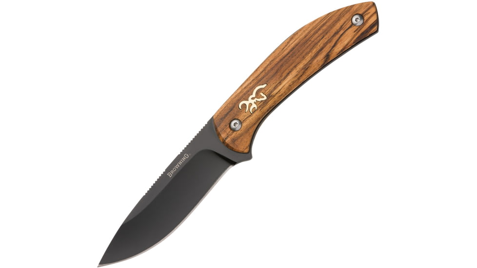Browning Fixed Blade Zebra Wood
