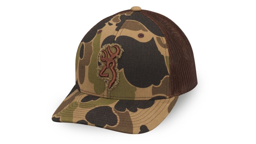 Browning Flashback Mesh Cap, Mens, Bubble Camo, 308174421