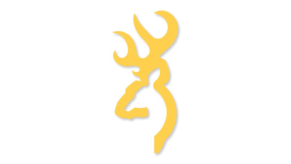 Browning Decal, Buckmark, 6 inch Gold