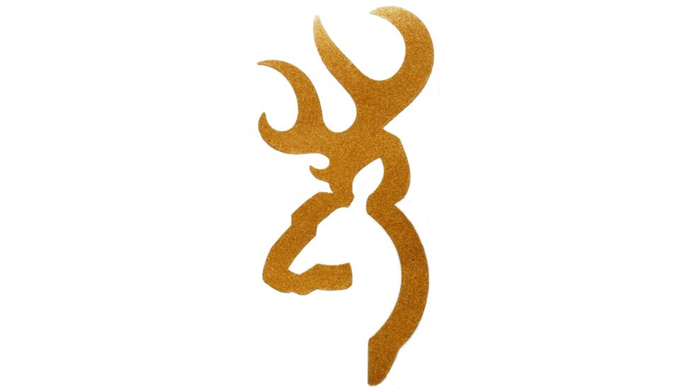 Browning Decal, Buckmark 6 inch Reflective Amber