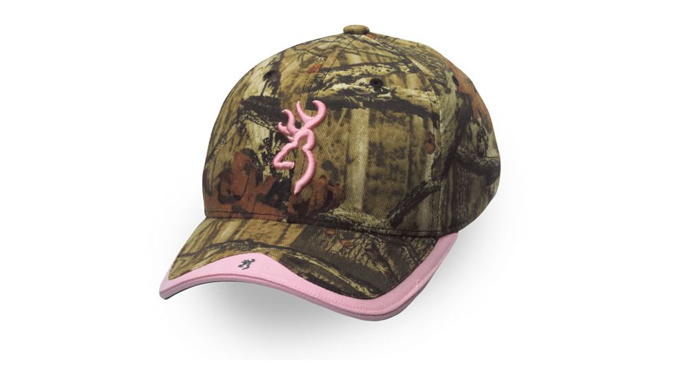 Browning Gunner Camo Cap, Mossy Oak Break-Up Infinity/Pink Black, 2X 308129205