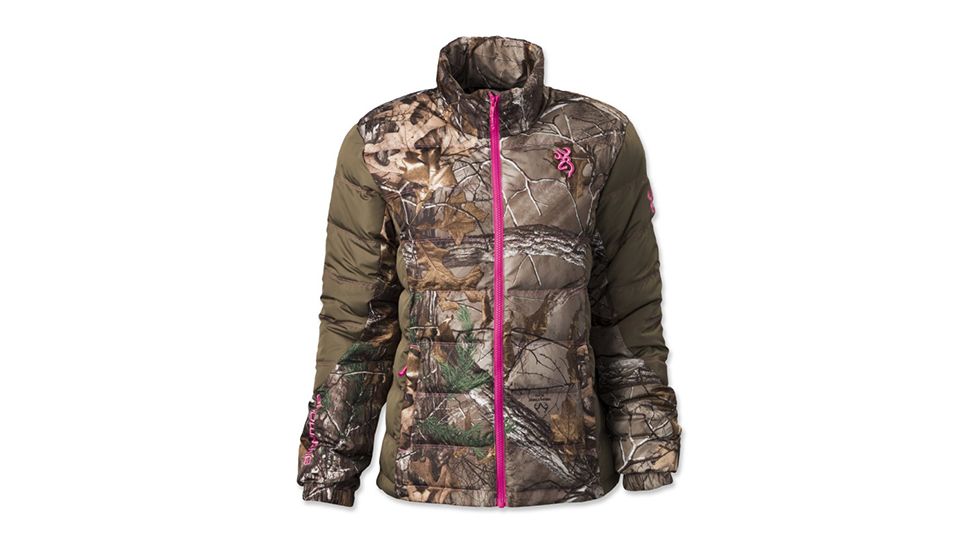 Browning Hells Belles Blended Down Jacket, MOBUC/PINK, M 3046182802