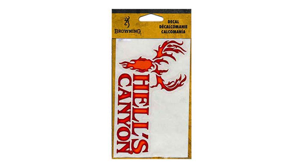 Browning Hells Canyon 4in. Flame Decal 3922334324
