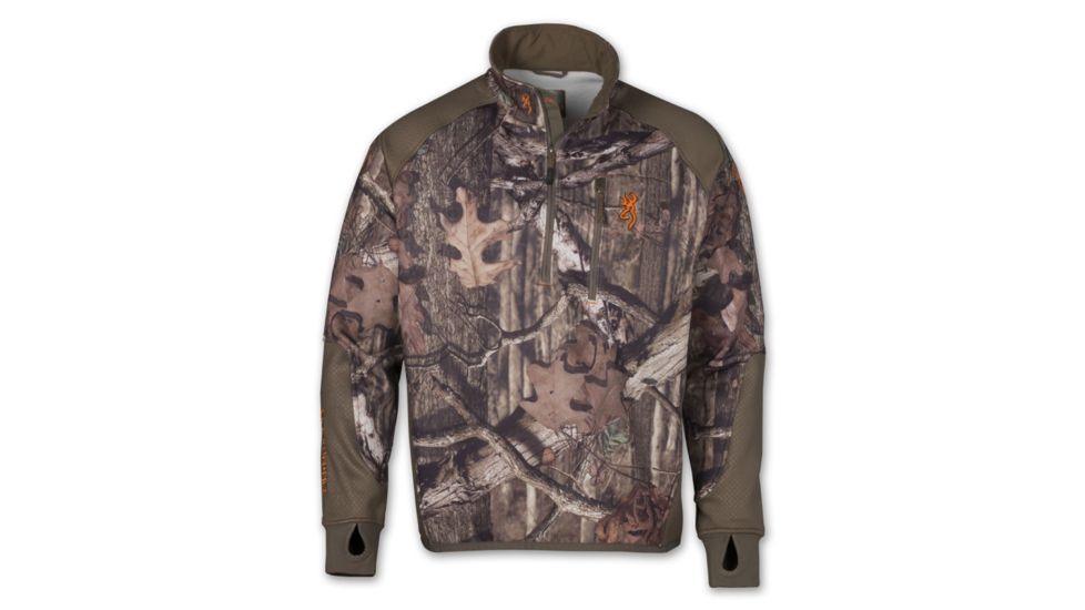 Browning Hells Canyon Jacket, HC Performance FLC 1/4 Zip RTX, L 3045842403