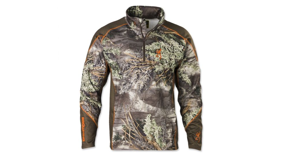 Browning Hells Canyon Shirt Base Layer 1/4Zip RTM1 2XL 3018052305