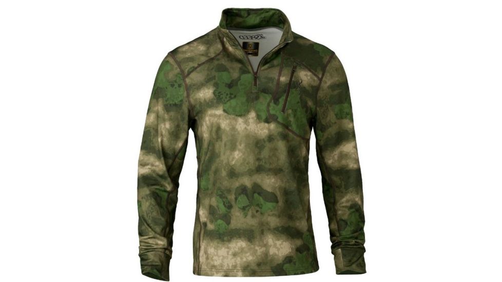 Browning Hells Canyon Speed 1/4 Zip Phase Pullover,A-Tacs Fg,3XL 3018230906