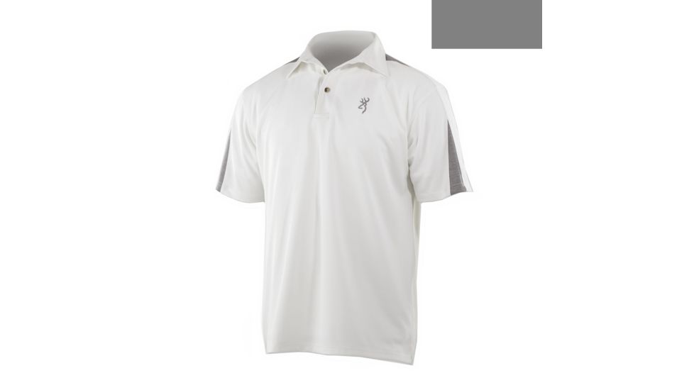 Browning Highline Polo Shirt Grey, XL 3010707904