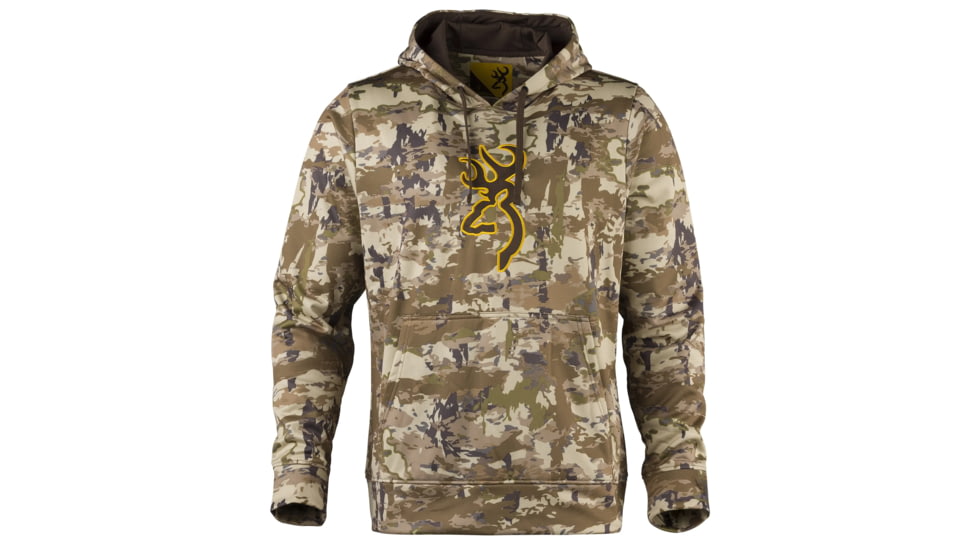 Browning Long Sleeve Tech Hoodie - Men's, Auric, Medium, 3011883502