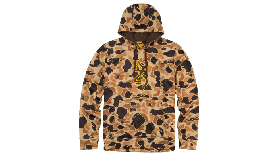 Browning Long Sleeve Tech Hoodie - Men's, Vintage Tan, Medium, 3011881202