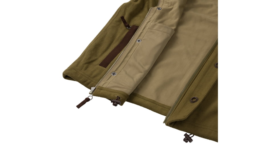 Browning Hydro-Fleece Jacket - Mens, Dark Olive, Medium, 3041218402