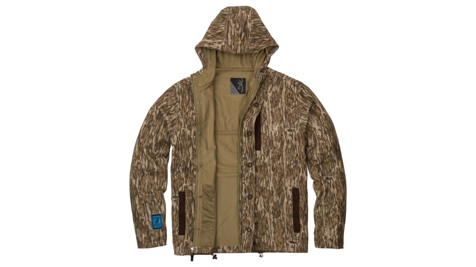 Browning Hydro-Fleece Jacket - Mens, Mossy Oak Bottomland, Medium, 3041211902