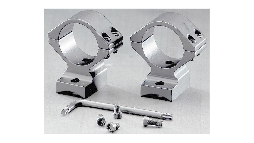 Browning Integrated Scope Mount System - A-Bolt Mountain Ti Silver Intermediate Height 12388