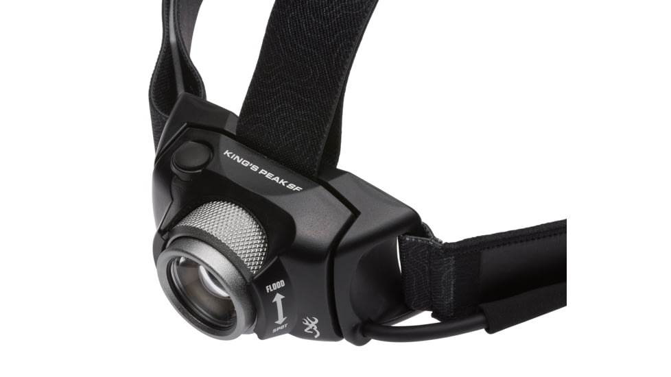 Browning Kings Peak SF USB Rechargeable 730 lumens Headlamp, Black, 3713060