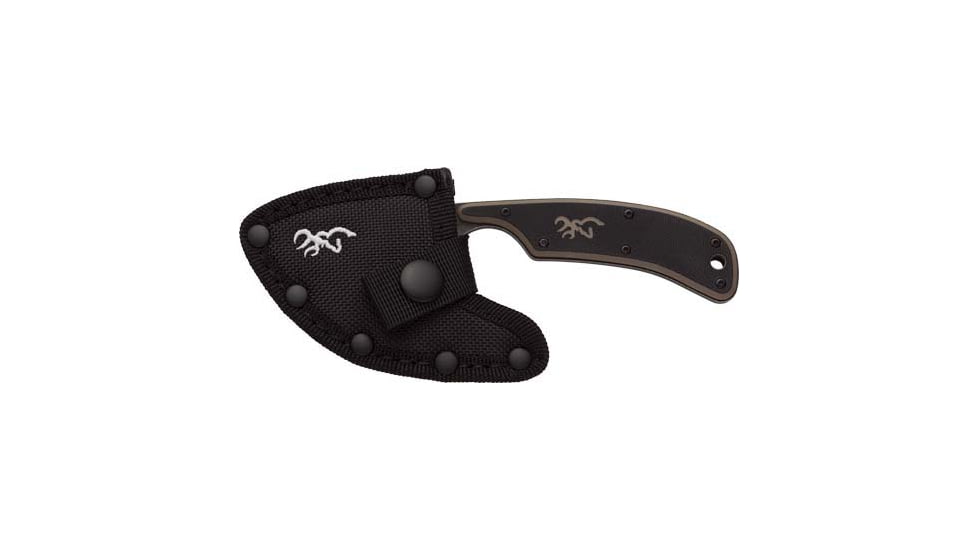 Browning Knife Cutoff Skinner 2.5 Blade Black W/sheath*